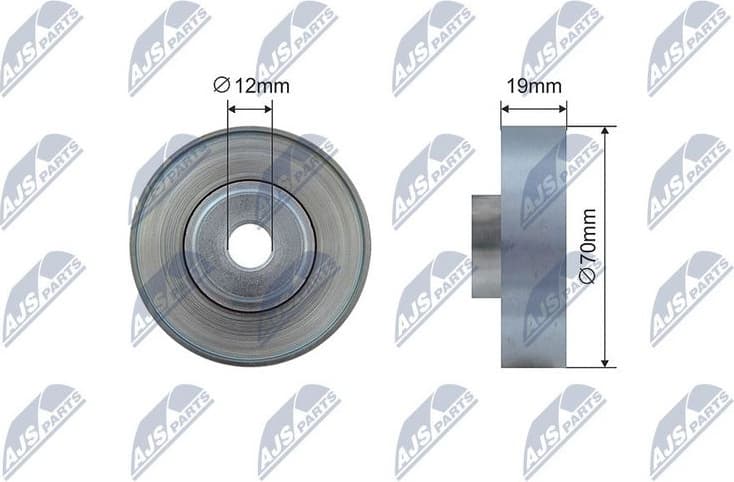 Tensioner Pulley, V-ribbed belt RNK-SU-017