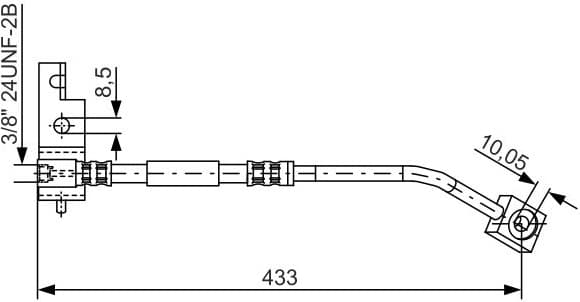 Brake Hose 1 987 476 103 - image 2