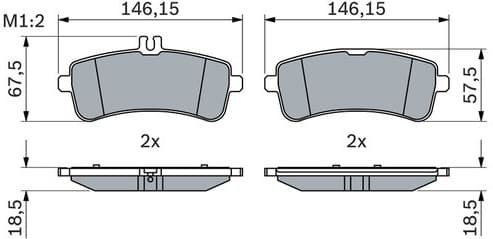 Brake Pad Set, disc brake 0 986 494 764 - image 6