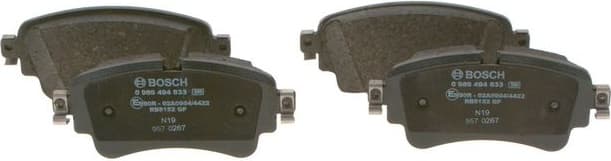 Brake Pad Set, disc brake 0986494833 - image 2