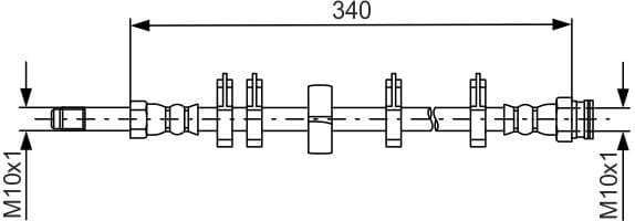 Brake Hose 1 987 481 667 - image 2