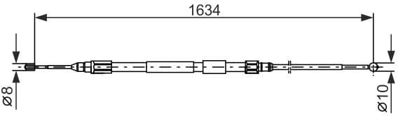 Cable Pull, parking brake 1 987 477 988 - image 6