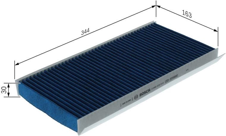 Filter, cabin air FILTER+pro 0 986 628 616 - image 5