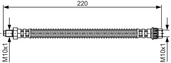 Brake Hose 1 987 481 090 - image 6