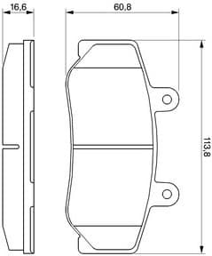 Brake Pad Set, disc brake 0986460961 - image 11