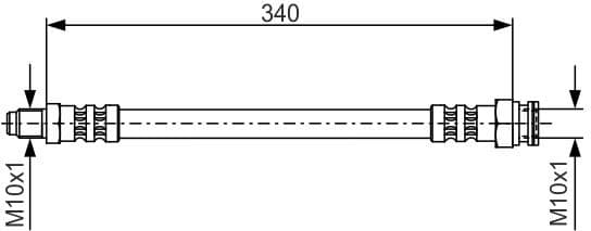 Brake Hose 1 987 476 393 - image 2
