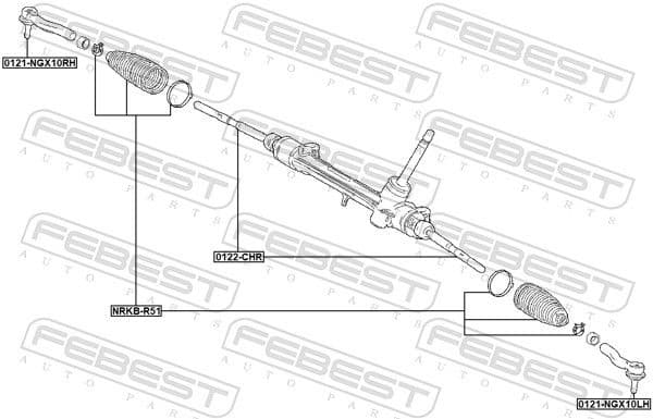Tie Rod End 0121-NGX10LH - image 2