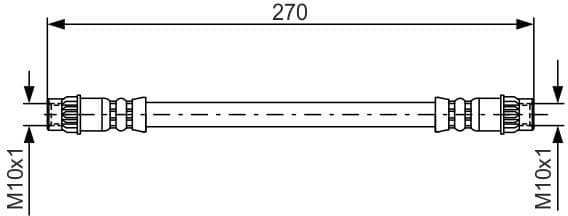 Brake Hose 1 987 476 493 - image 6
