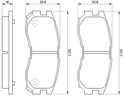Brake Pad Set, disc brake 0986460979 - image 12