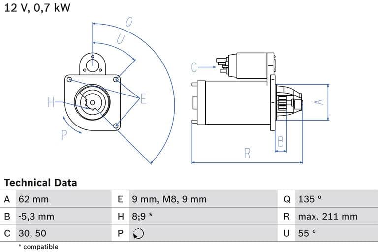 Starter 0986017930 - image 2
