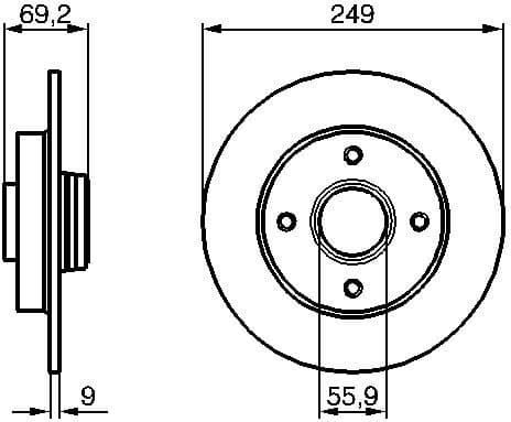Brake Disc 0986479255 - image 7