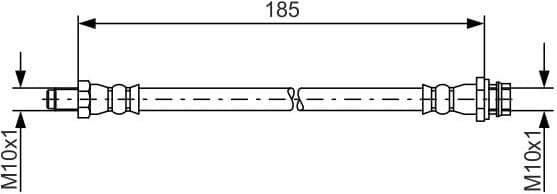 Brake Hose 1 987 481 564 - image 2