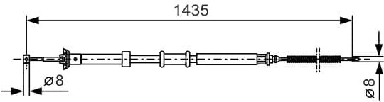 Cable Pull, parking brake 1987477926 - image 6