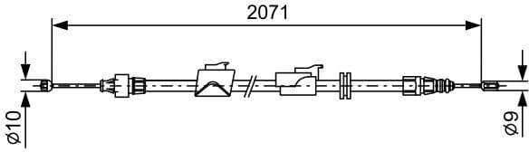 Cable Pull, parking brake 1987482242 - image 2
