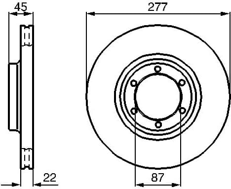 Brake Disc 0986478635 - image 2