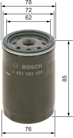 Oil Filter 0451103105 - image 10