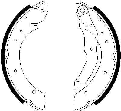 Brake Shoe Set 0986487327 - image 7