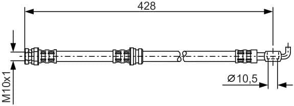 Brake Hose 1987476166 - image 2