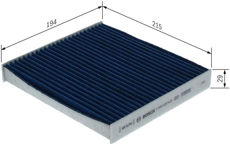 Filter, cabin air FILTER+pro 0986628623 - image 3