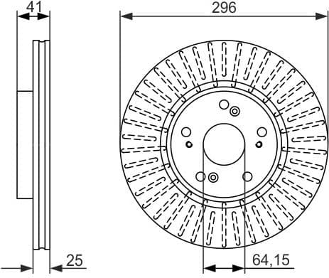 Brake Disc 0986479744 - image 3