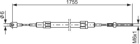 Cable Pull, parking brake 1987477071 - image 9