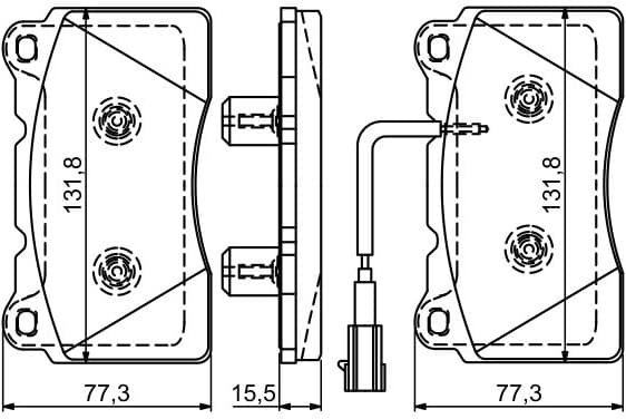 Brake Pad Set, disc brake 0986494539 - image 8