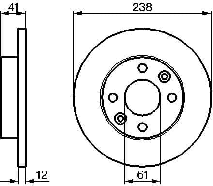 Brake Disc 0986479165 - image 7
