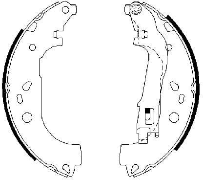Brake Shoe Set 0986487717 - image 3
