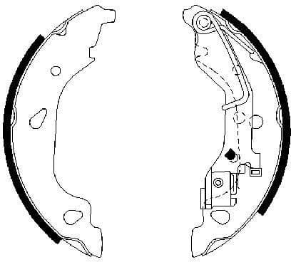 Brake Shoe Set 0986487596 - image 2
