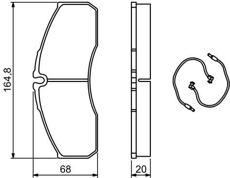 Brake Pad Set, disc brake 0986494273 - image 15