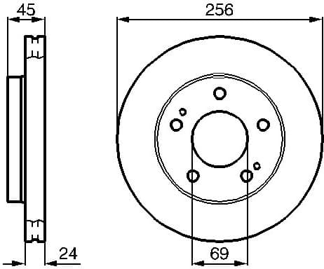 Brake Disc 0986478708 - image 3