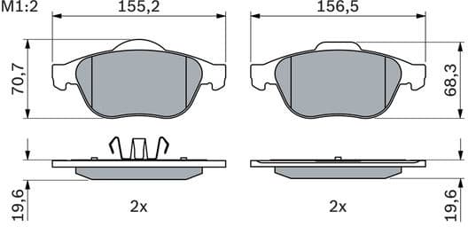 Brake Pad Set, disc brake 0986494033 - image 9
