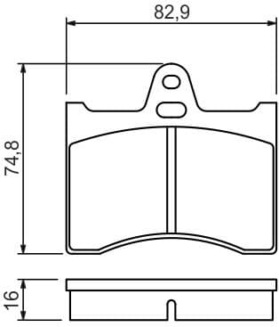 Brake Pad Set, disc brake 0986463890 - image 12