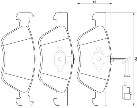 Brake Pad Set, disc brake 0986424578 - image 14
