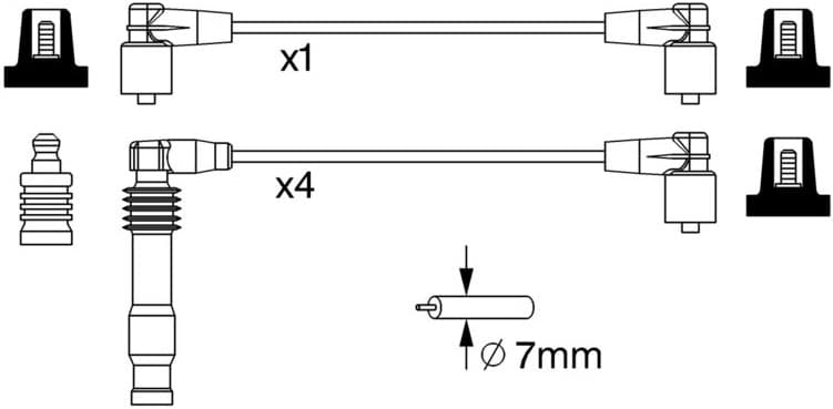 Ignition Cable Kit 0986357233 - image 10