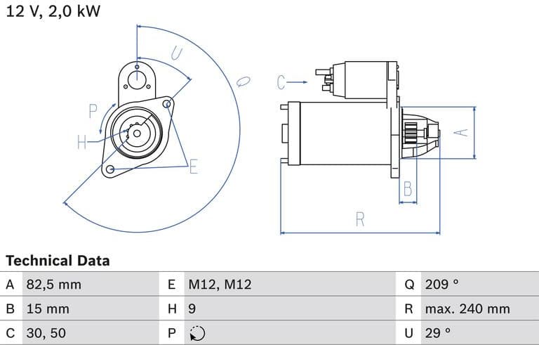 Starter 0986021610 - image 2