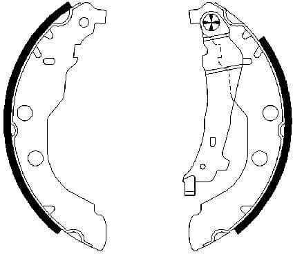 Brake Shoe Set 0986487549 - image 6