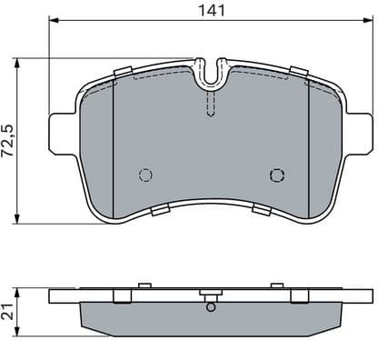 Brake Pad Set, disc brake 0986494460 - image 13