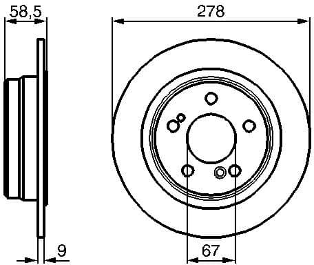 Brake Disc 0986478565 - image 2