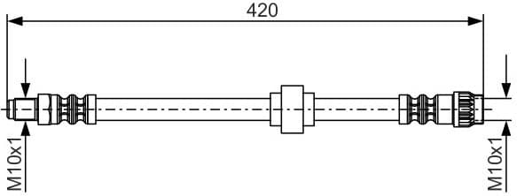 Brake Hose 1 987 476 704 - image 6