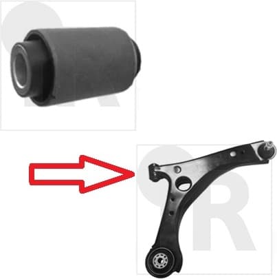 Silentblock front axle 87-01220