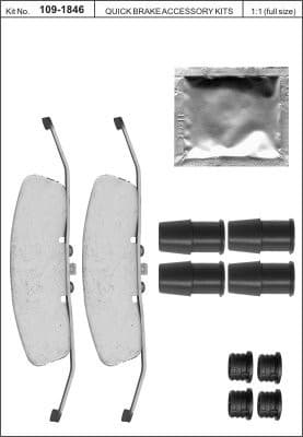 Brake pads accessory kit 109-1846 - image 3