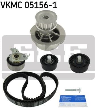 Timing belt kit with water pump SKF VKMC 05156-1 - image 5