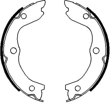 Brake Shoe Set, parking brake 0986487698 - image 10
