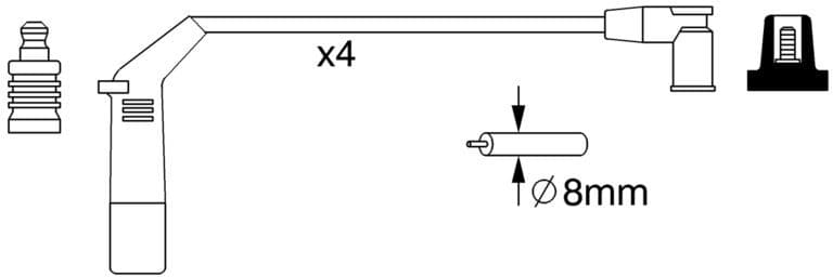 Ignition Cable Kit 0986357267 - image 10