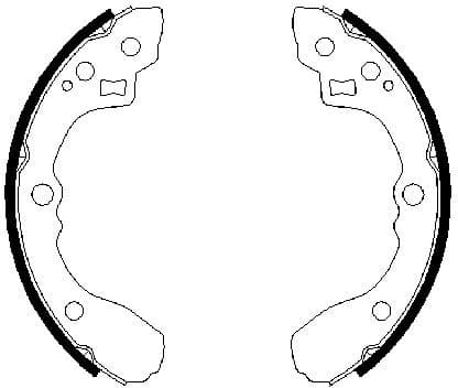 Brake Shoe Set 0986487687 - image 6