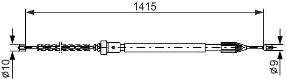 Cable Pull, parking brake 1 987 477 782 - image 10