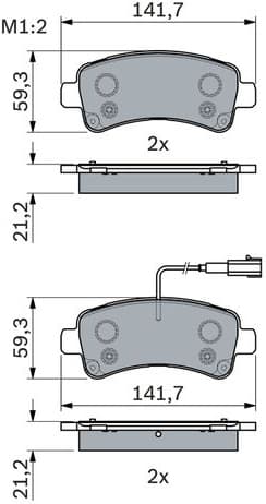 Brake Pad Set, disc brake 0986494765 - image 12