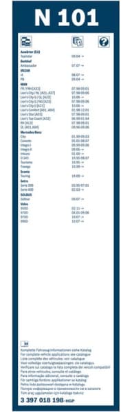 Wiper Blade Twin 3 397 018 198