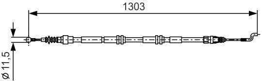 Cable Pull, parking brake 1987477260 - image 7